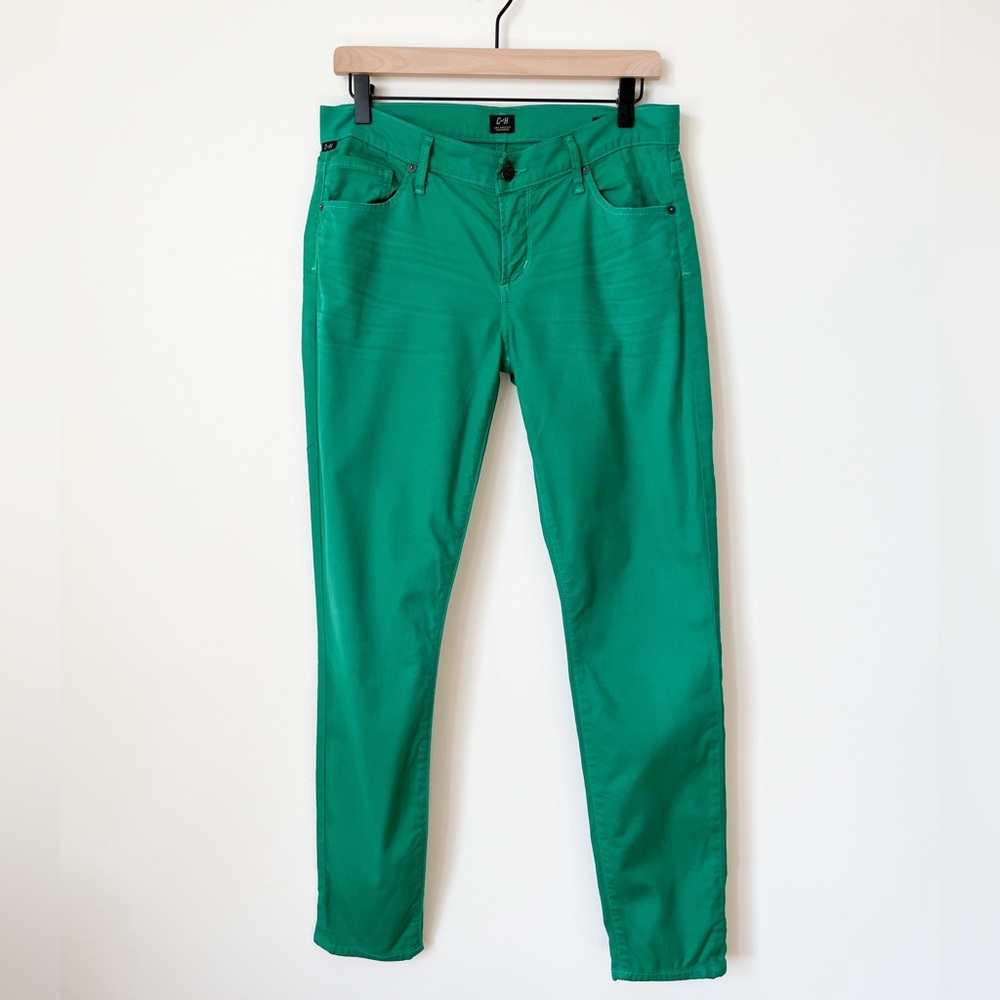 Citizens of Humanity CoH Kelly Green Thompson Medium Rise 29 Skinny Denim Jeans